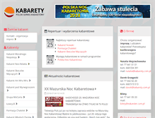 Tablet Screenshot of kabarety.com.pl