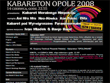 Tablet Screenshot of kabareton2008.kabarety.com.pl